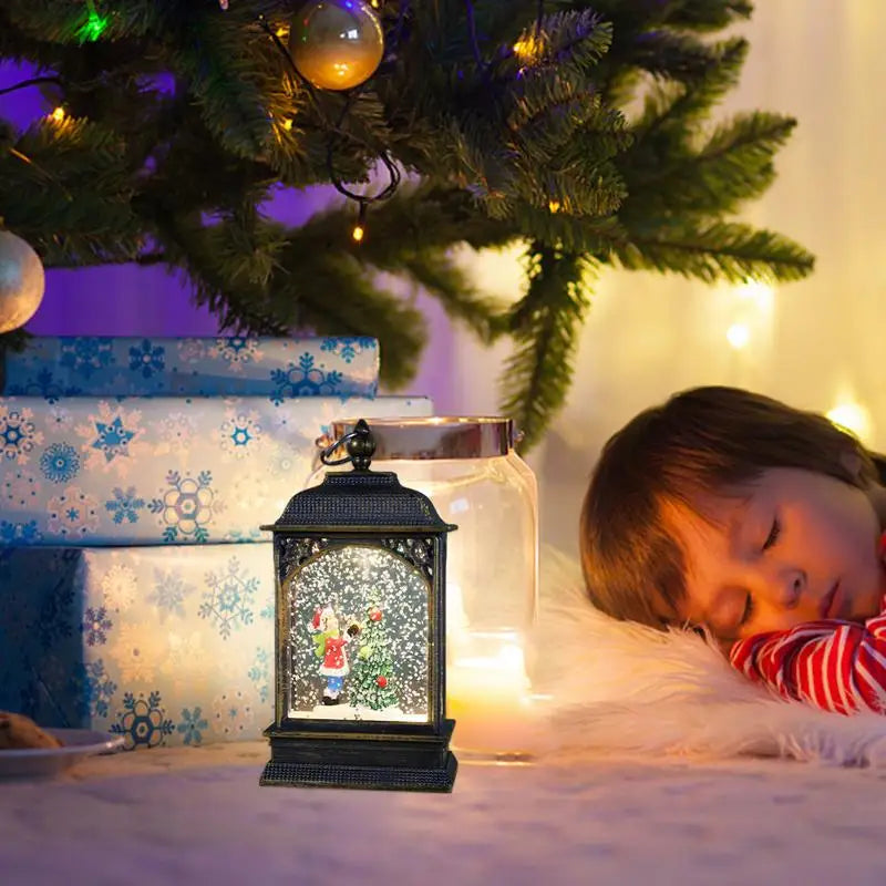 Christmas Luminou Lantern Unique Warm Light Snowball Christmas Element LED Night Light for Home Holiday Decoration