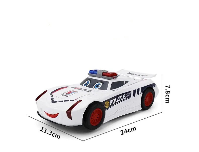 Children'S Transformer Robot Car Toys Fun Electric Transformer Police Car Lights Car Robot Racing Toys 1-6 Years Old Boys Toys