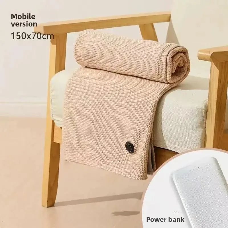 Heated Shawl Wraps USB Heated Blanket Soft Warm Heating Scarf Cold Weather Winter Scarf 3 Heating Level Heated Shawl Portable - The Snowbox