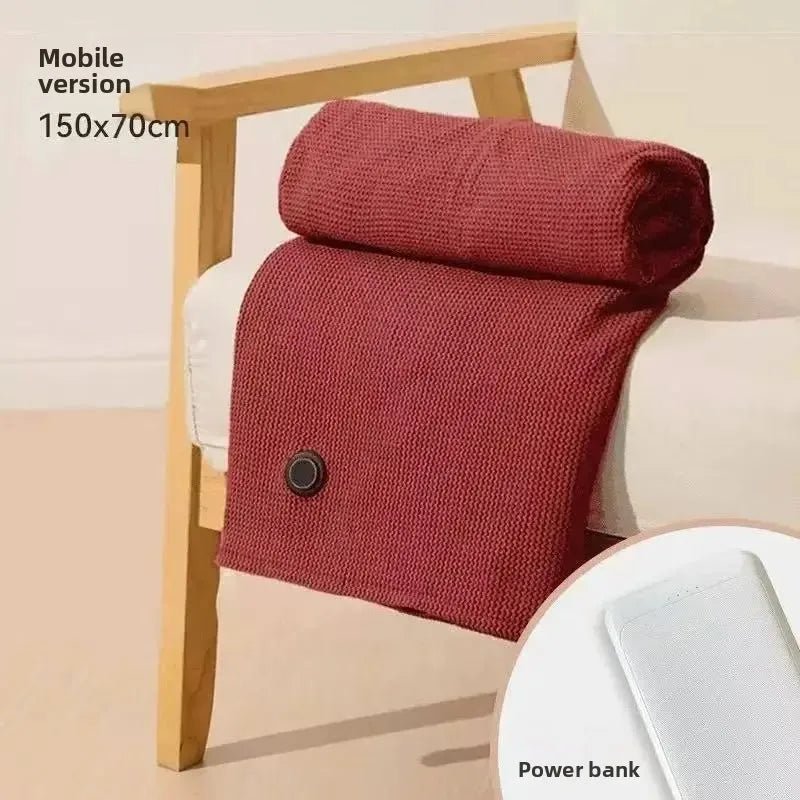 Heated Shawl Wraps USB Heated Blanket Soft Warm Heating Scarf Cold Weather Winter Scarf 3 Heating Level Heated Shawl Portable - The Snowbox